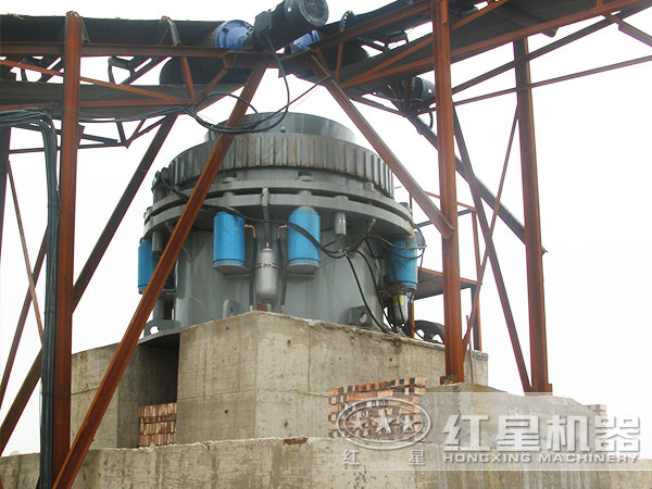 新型液压圆锥破适用于砂石骨料的加工