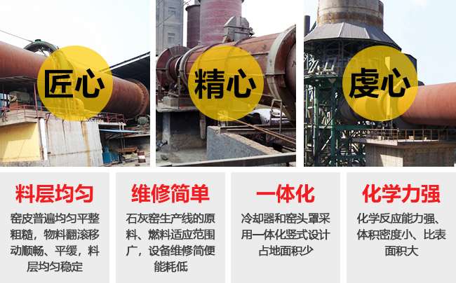 石灰回转窑性能优势