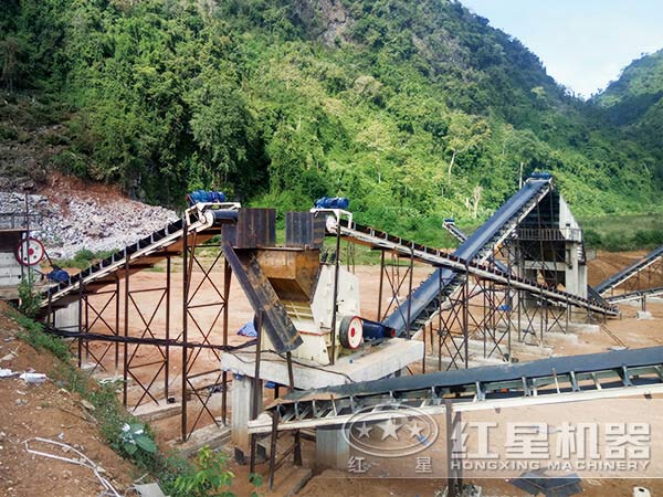 时产200-300吨石灰石破碎生产线全套配置及报价