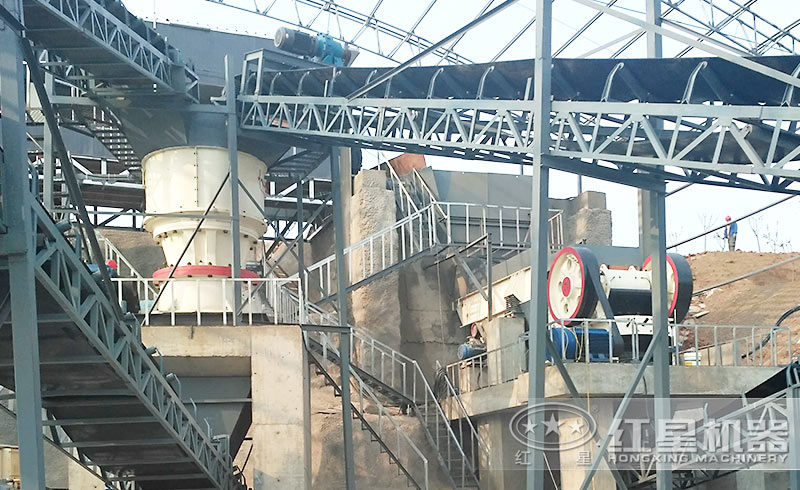 河北邯郸重晶石加工现场