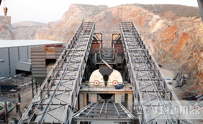 破碎建筑砖块和混凝土采用800x600锤式破碎机效果好吗