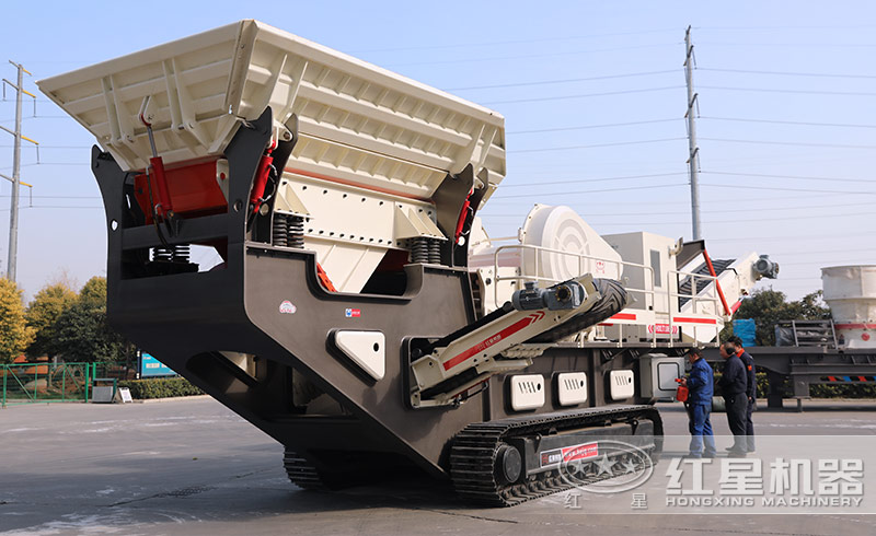 移动式建筑垃圾破碎站