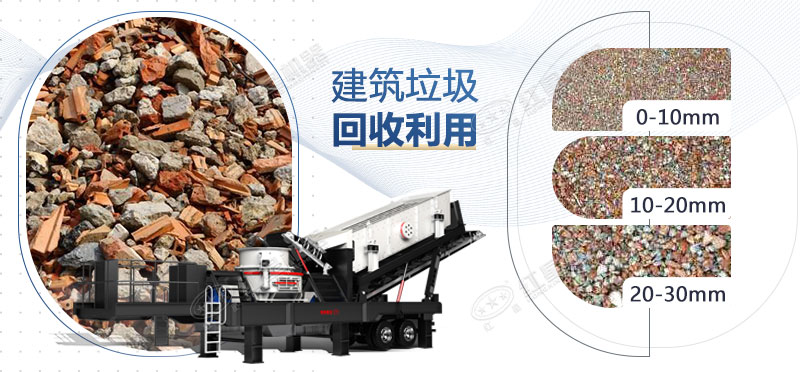 轻松化解尴尬的10%，建筑垃圾处理移动破碎站来助力