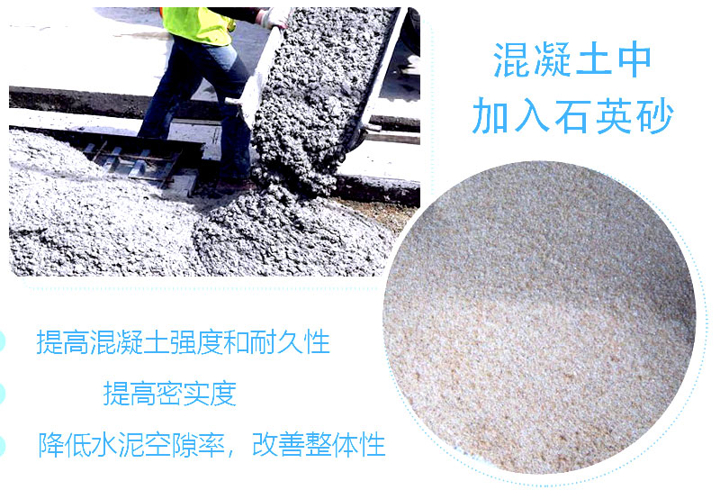 混凝土中石英砂能否代替沙子？石英砂生产线设备价格？
