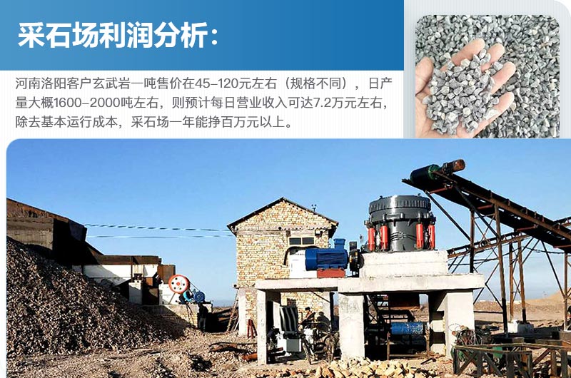 采石场利润高吗？采石场设备设施包括些什么？