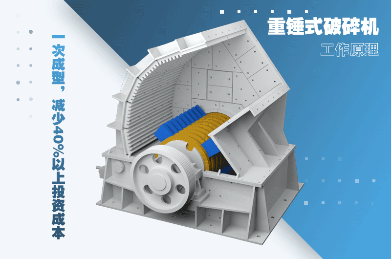 锤式破碎机作业原理
