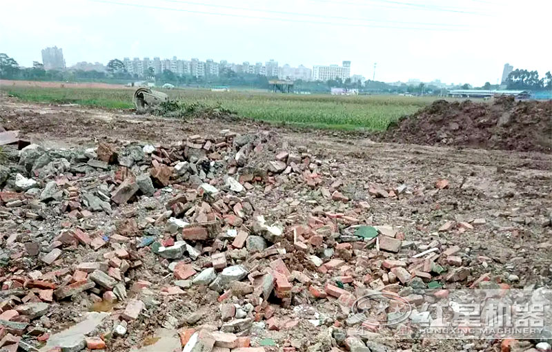 建筑砖渣如何再利用？砖渣粉碎机多少钱一台？